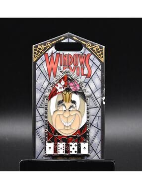 Disney DLR Alice In Wonderland Queen of Hearts Windows of Evil LE 2000 Pin (C3)